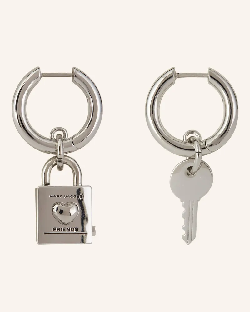 Marc Jacobs Ohrringe FRIENDSHIP PADLOCK Silber