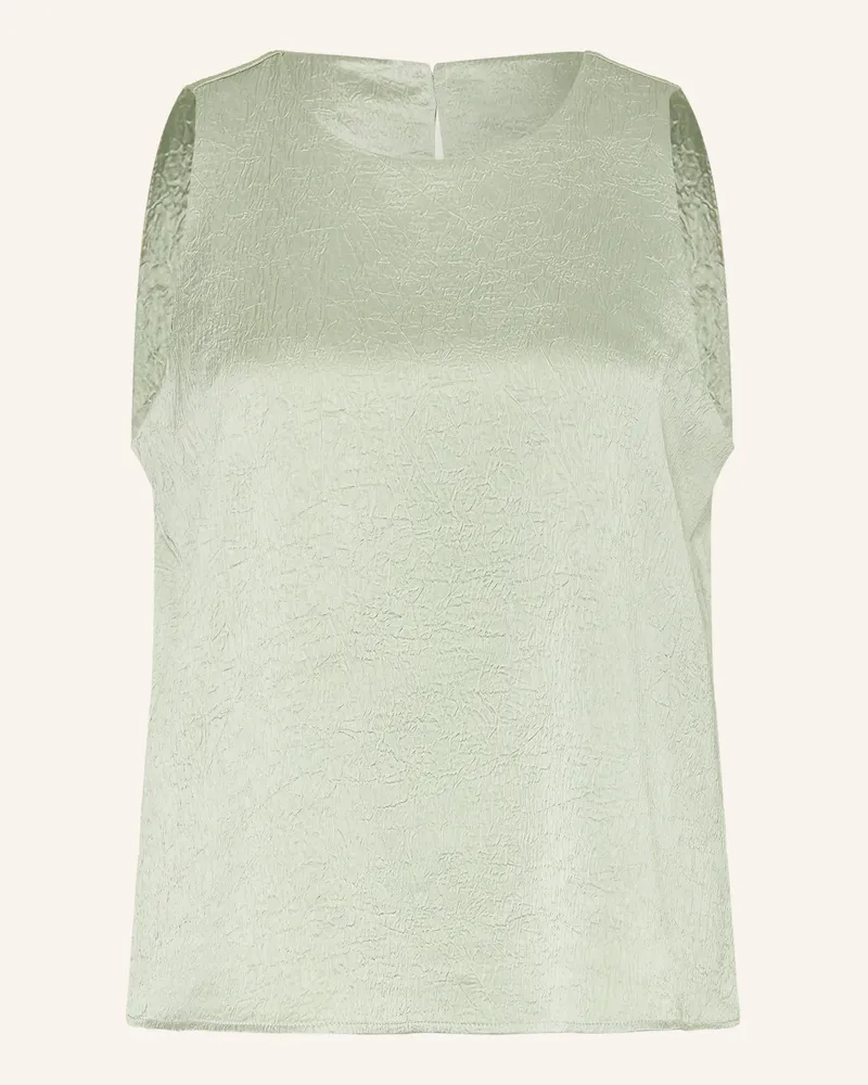 S.Oliver Blusentop Aus Satin gruen Mint