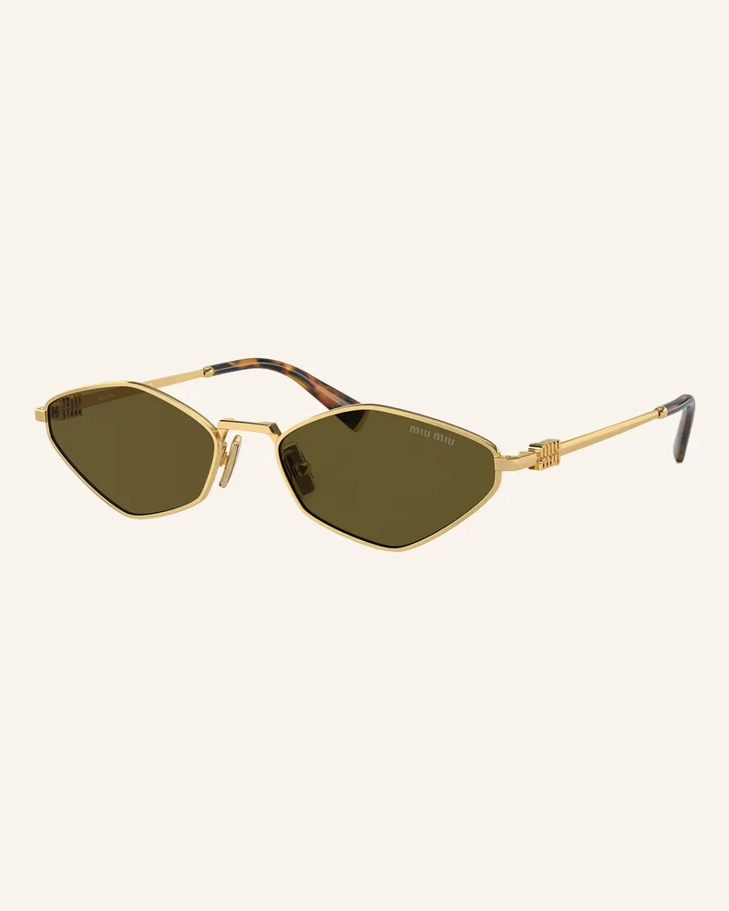 Miu Miu Sonnenbrille Mu 56zs gold 5ak09z