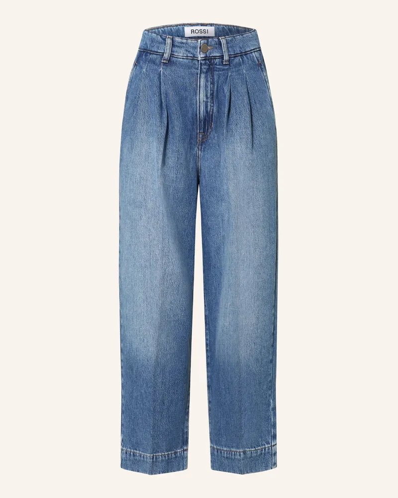 Rossi Wide Leg Jeans Noa Crop blau 865