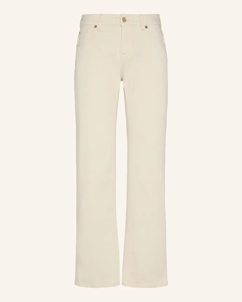 7 for all mankind Pants Calie Straight Straight Fit weiss Weiss