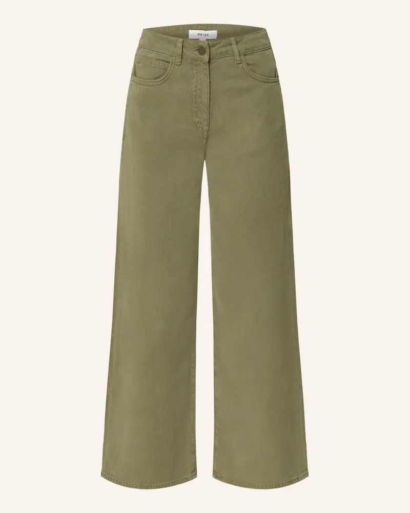 Reiss Flared Jeans COLORADO Gruen