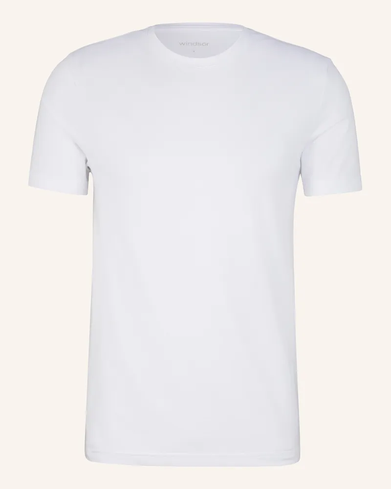 windsor. T-Shirt Doppelpack Weiss