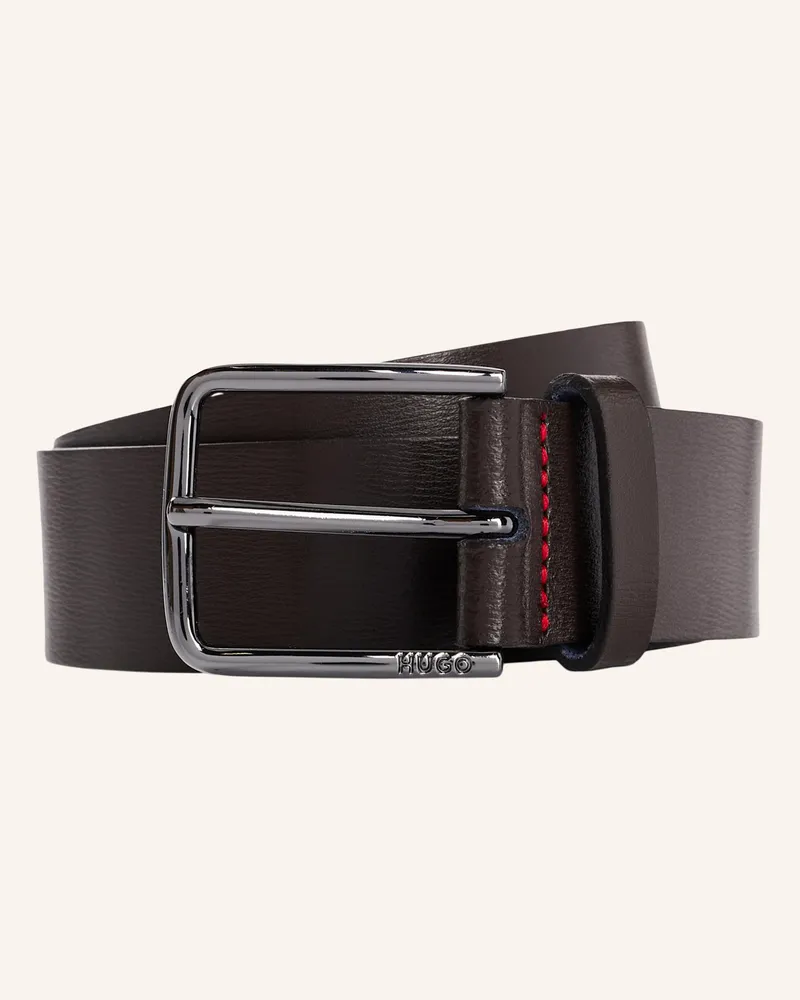 HUGO BOSS Business Gürtel Gerik_Sz35 braun Dunkelbraun