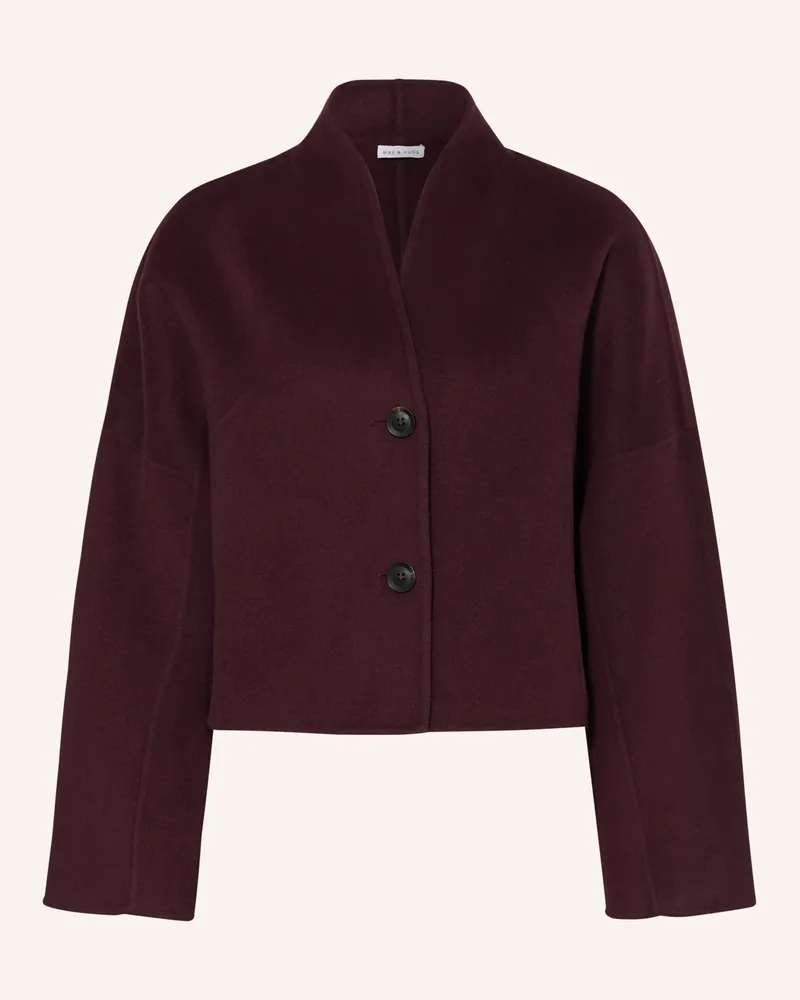 Mrs & HUGS Kastenjacke rot Dunkelrot