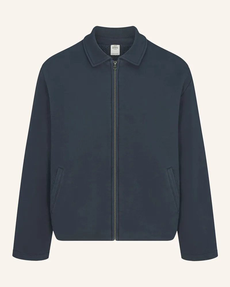 SKIMS Lounge-Sweatjacke Heavyweight Fleece blau Navy