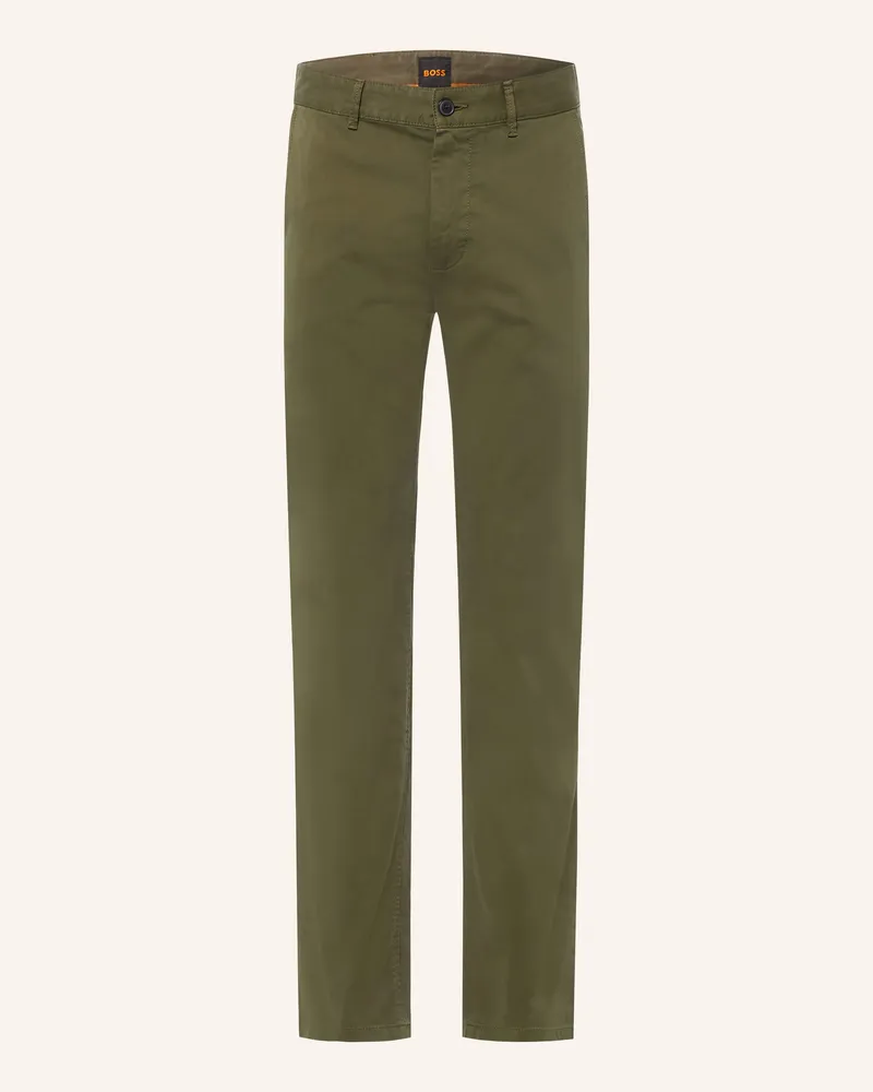 HUGO BOSS Chino Chino Slim Fit gruen Oliv