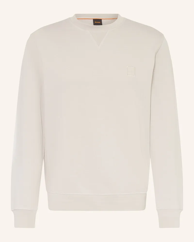 HUGO BOSS Sweatshirt WESTART Hellgrau