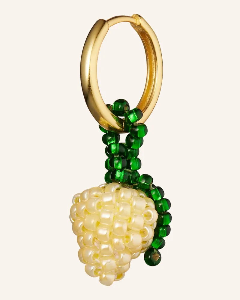 PURA UTZ Creolen Mini Lemon Earring By Glambou gold Gold