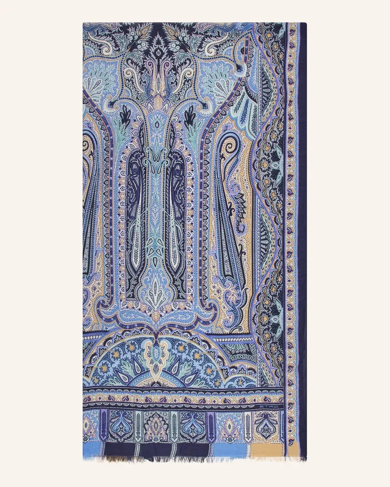 Etro Schal Dunkelblau
