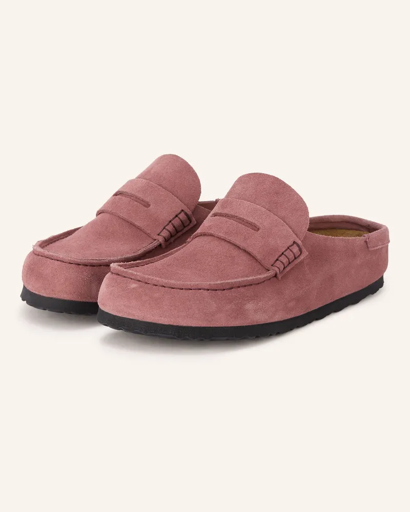 Birkenstock Mules Naples rot Altrosa