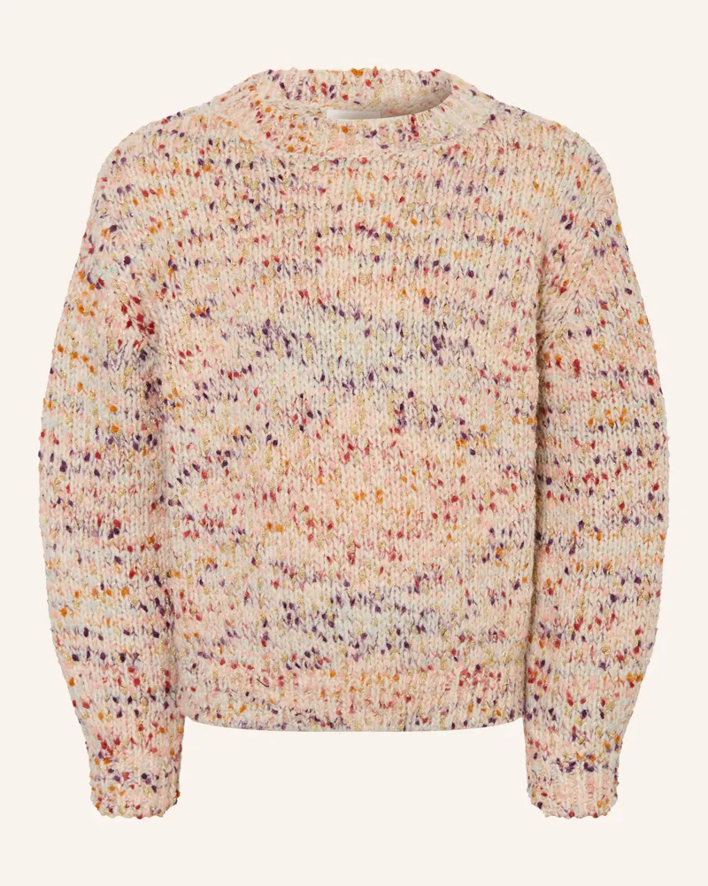 S.Oliver Pullover Mit Glitzergarn weiss Creme
