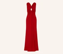 Abendkleid Artisan Mit Cut-Out rot