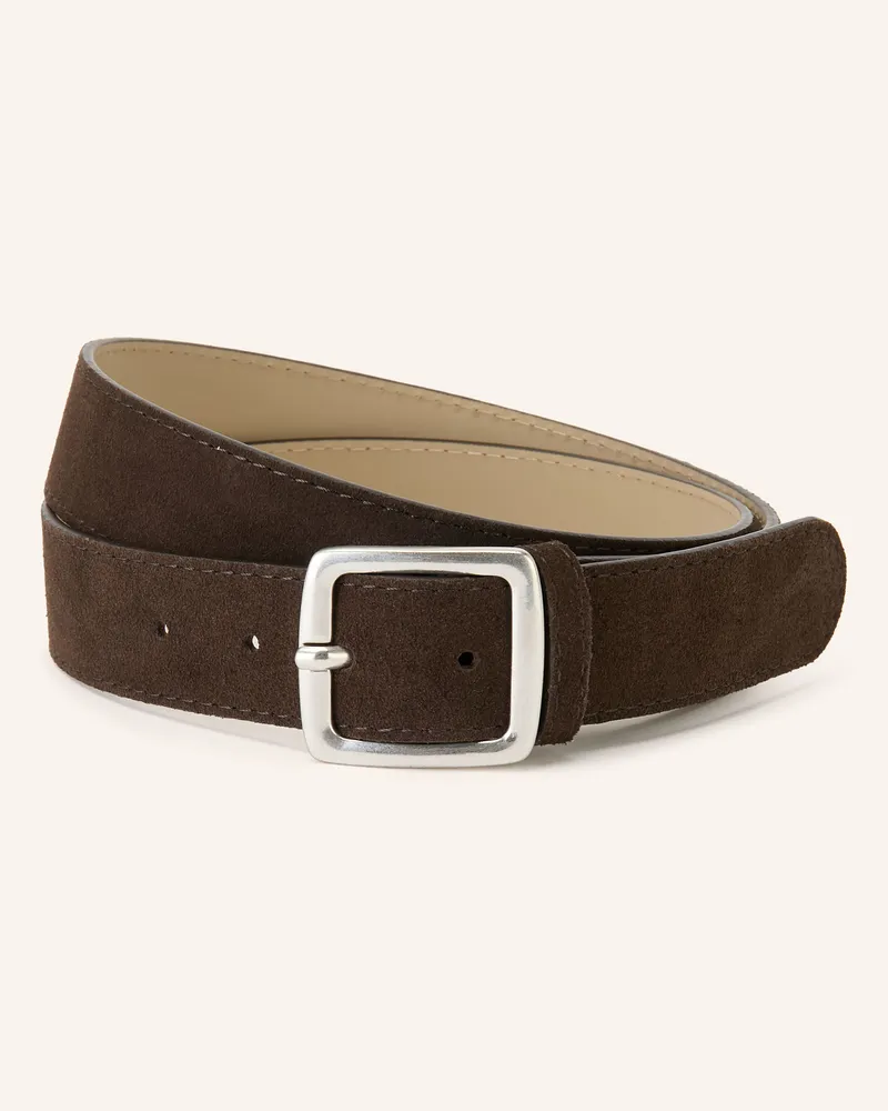 Gianni Chiarini Ledergürtel braun Dunkelbraun