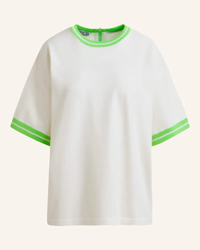 Essentiel Pullover Jismart gruen Weiss