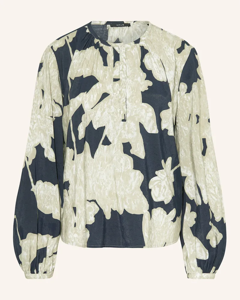 OPUS Blusenshirt Ficona blau Beige
