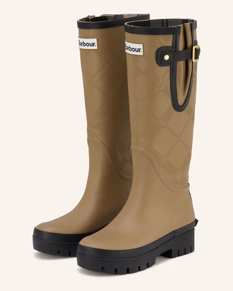 Barbour Stiefel Leighton beige Khaki