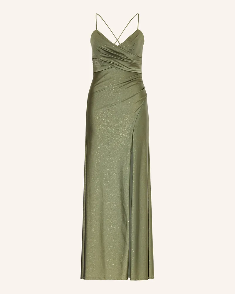 Vera Mont Abendkleid mit Glitzergarn Hellgrün