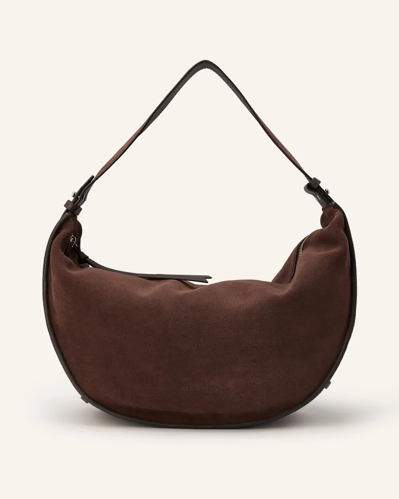 Marc O'Polo Schultertasche Dunkelbraun