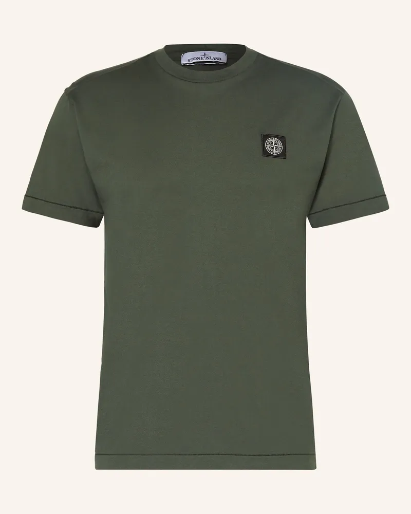 Stone Island T-Shirt Dunkelgrün