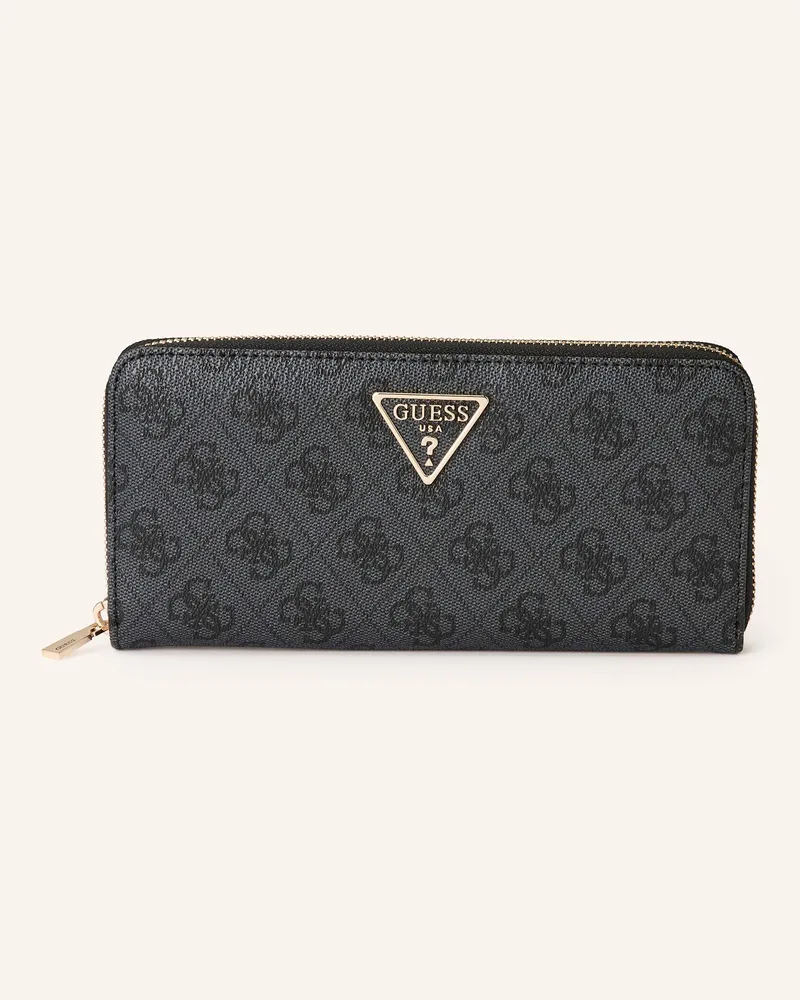 Guess Geldbörse LAUREL Dunkelgrau