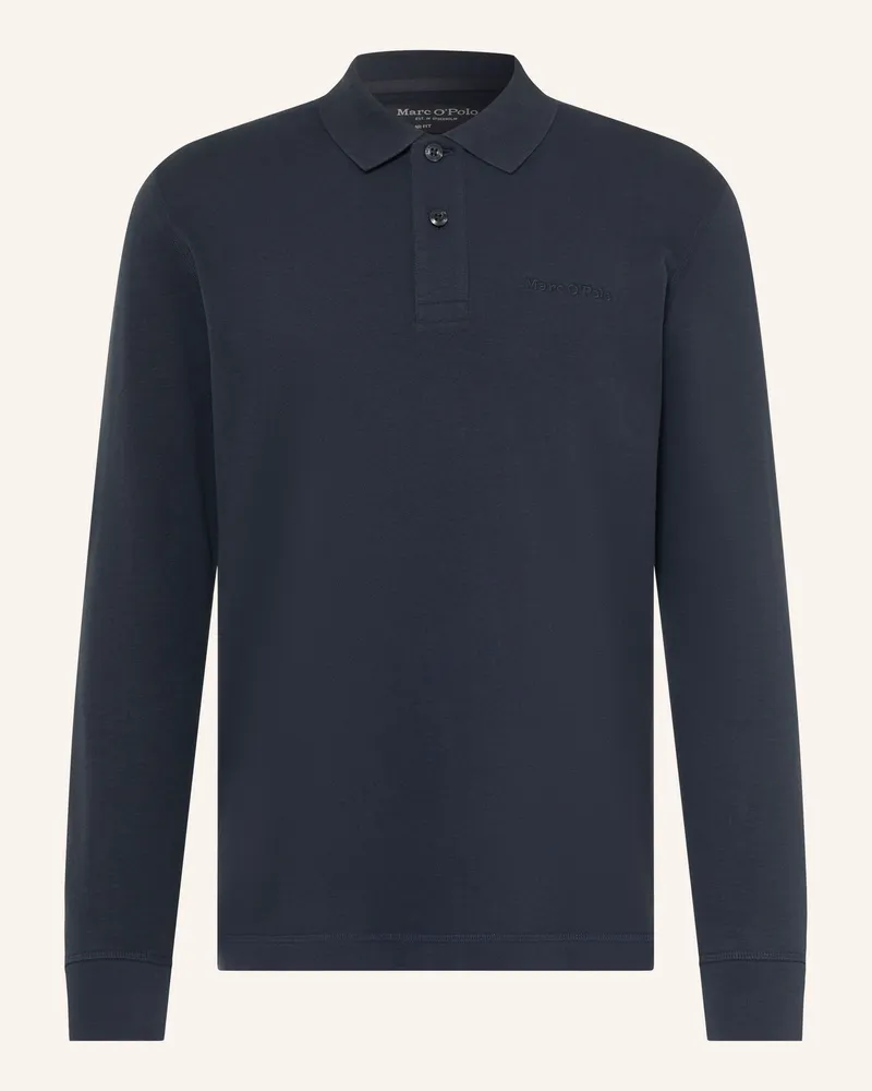 Marc O'Polo Jersey-Poloshirt blau Dunkelblau