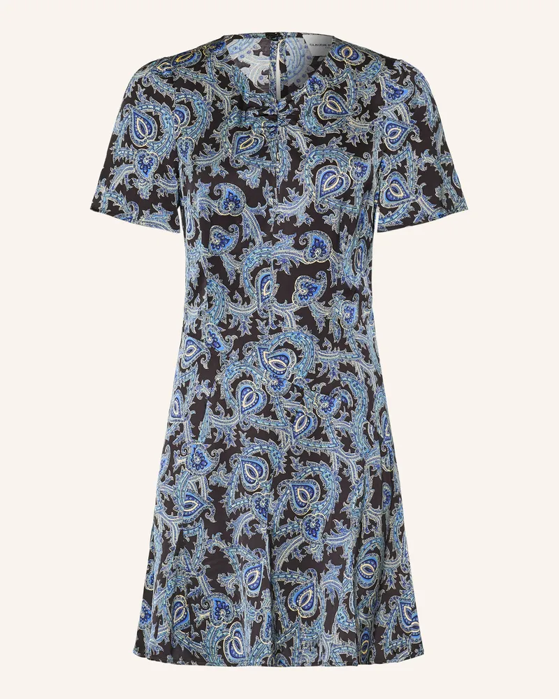 Claudie Pierlot Satinkleid schwarz Blau