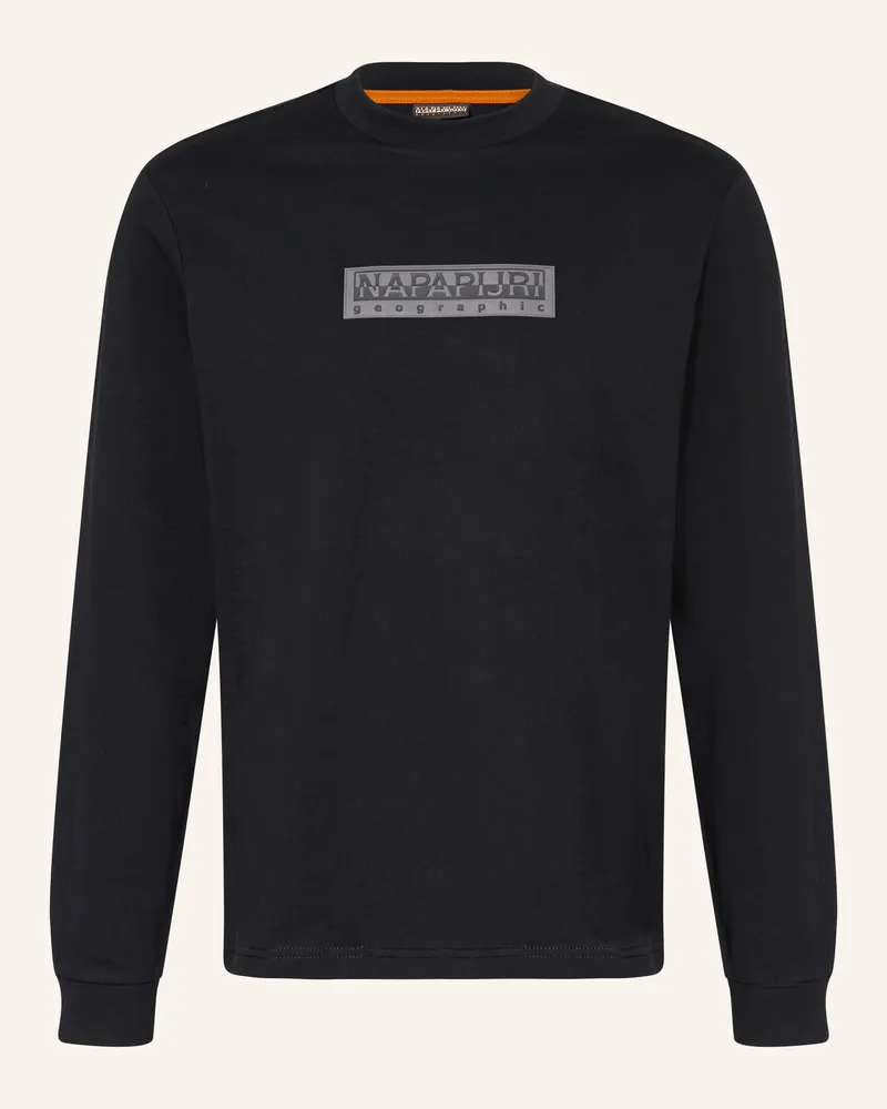 Napapijri Longsleeve S-BOX Schwarz