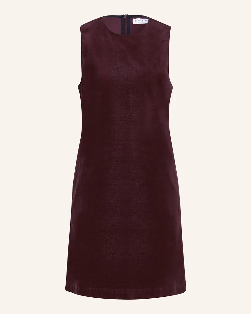 Marc O'Polo Samtkleid rot Dunkelrot