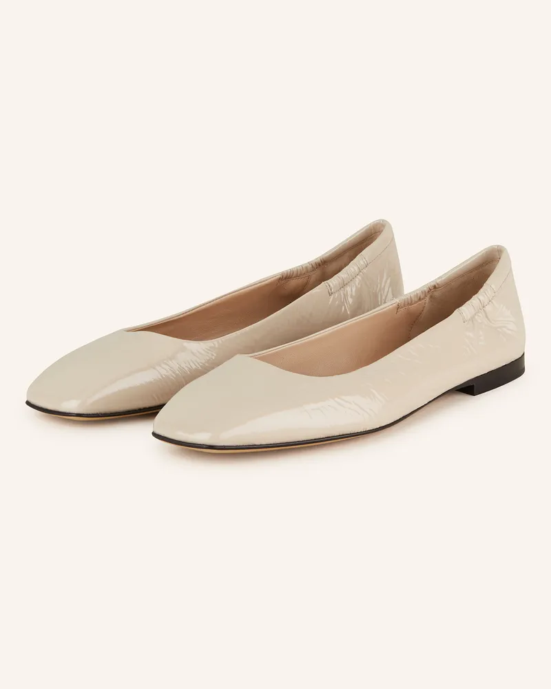 POMME D'OR Lackballerinas EMILY Beige