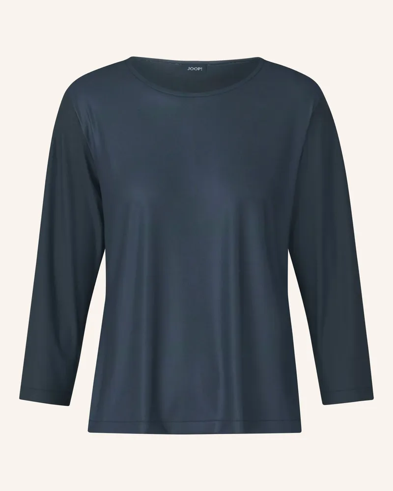 JOOP! Shirt Tamina Im Materialmix Mit 3/4-Arm blau Dunkelblau