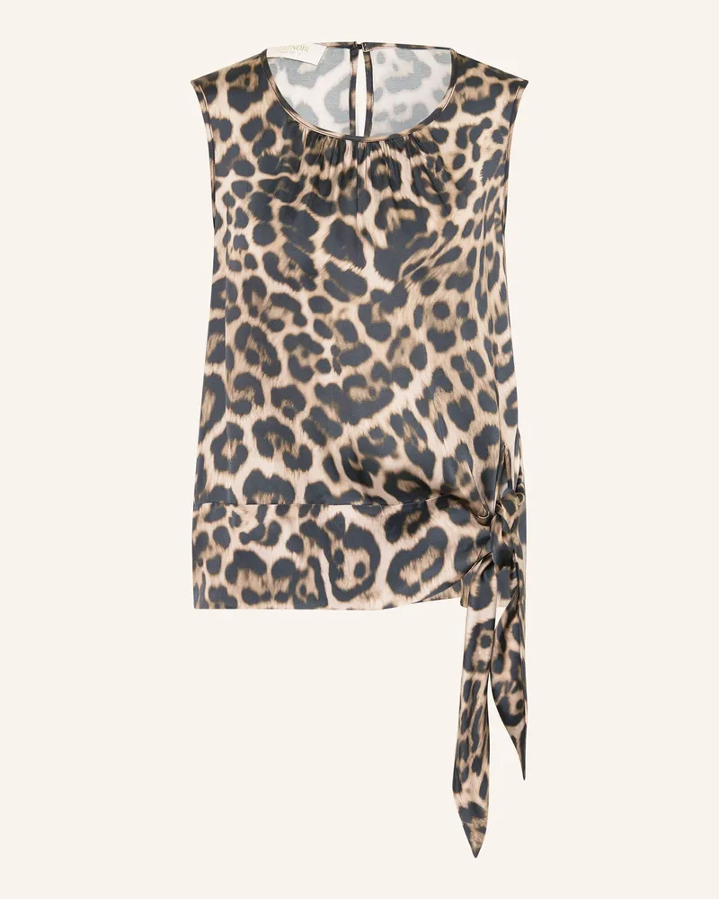 CATNOIR Blusentop schwarz Camel