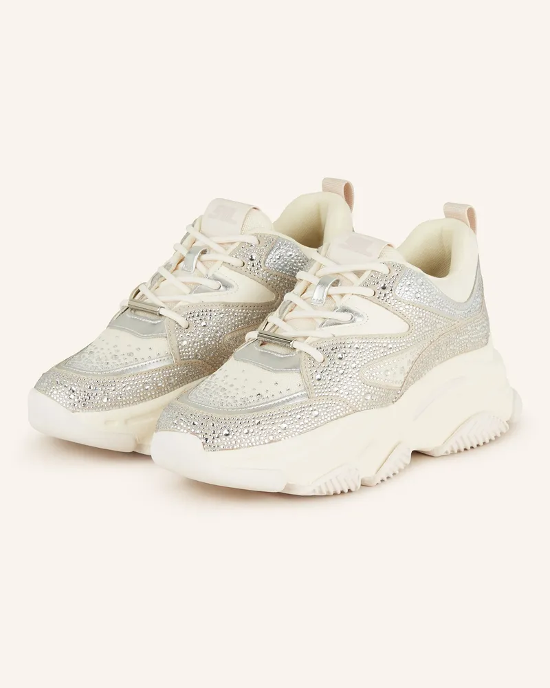 Steve Madden Sneaker PRIVY mit Schmucksteinen Ecru