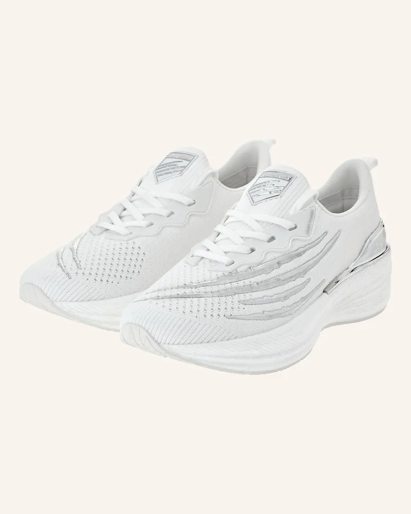 Philipp Plein Plein Sport Lo-Top Turnschuhe Tiger weiss Weiss