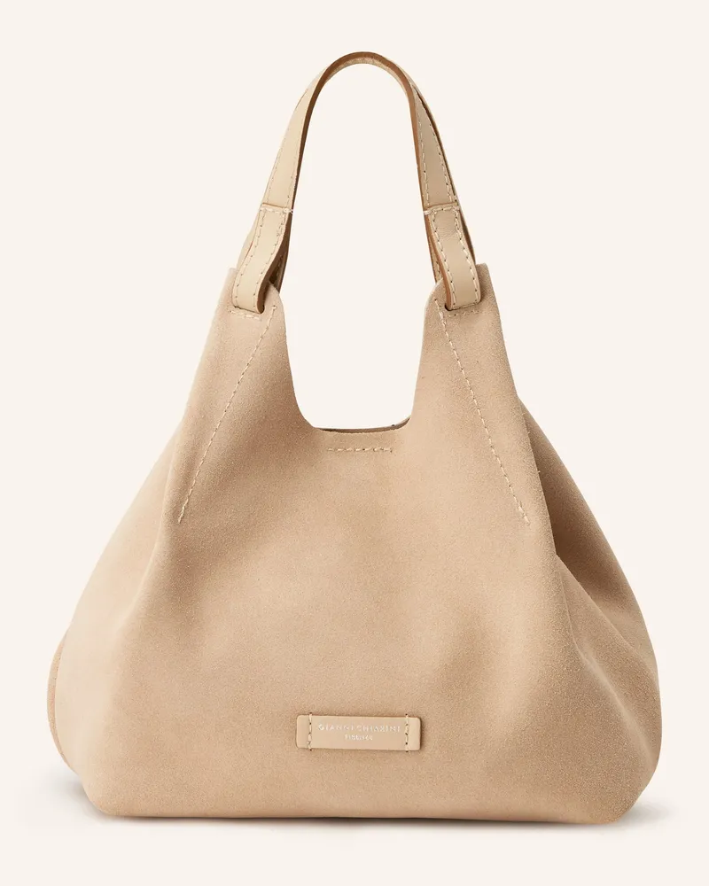 Gianni Chiarini Beuteltasche Dua Medium Mit Pouch beige Creme