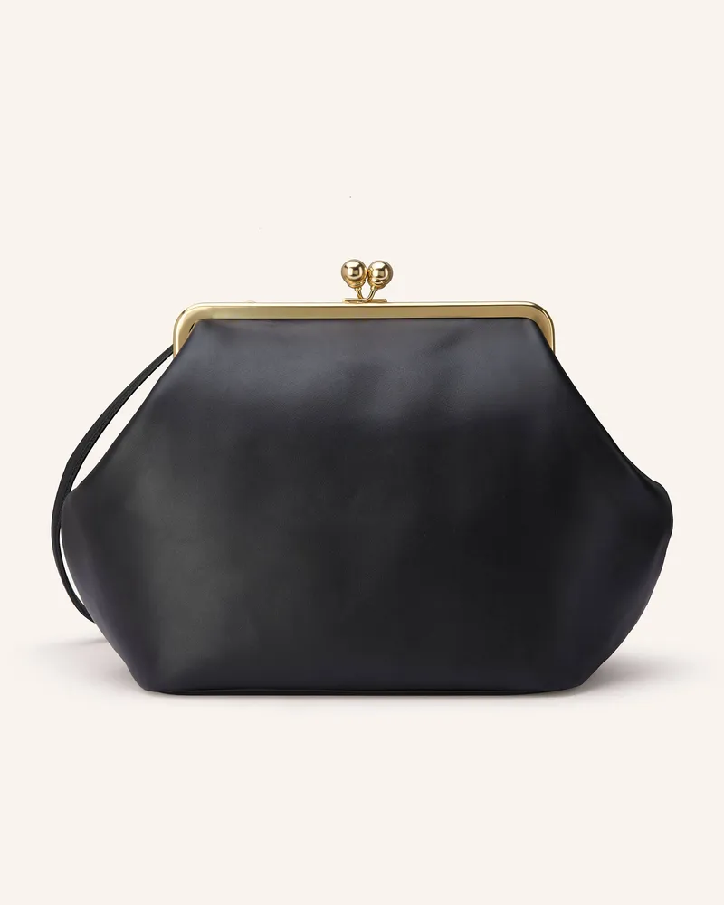 Coach Handtasche Kisslock Frame Large schwarz Schwarz