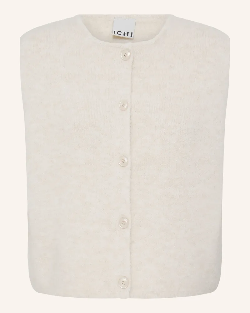 ICHI Strickweste Ihpanora beige Creme