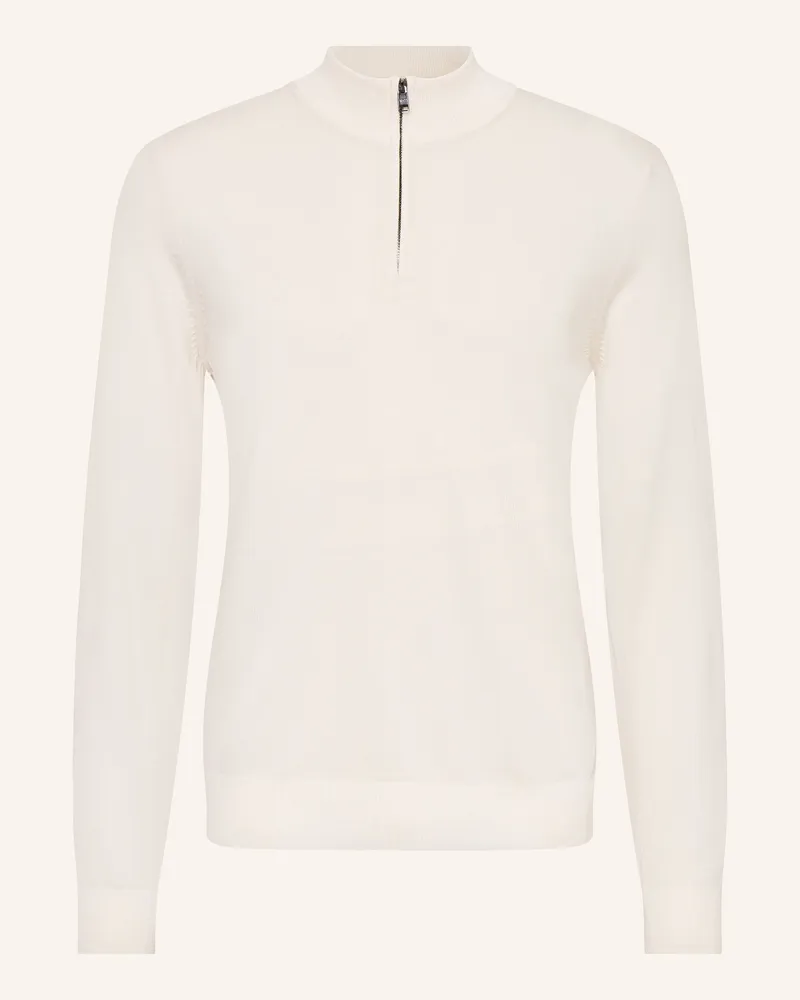 HUGO BOSS Pullover Ebenji weiss Ecru
