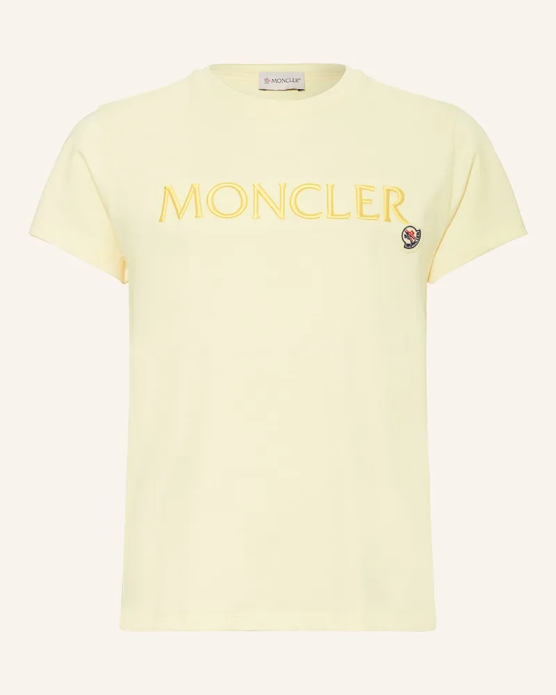 Moncler T-Shirt gelb Hellgelb