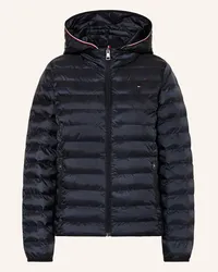 Tommy Hilfiger Steppjacke mit abnehmbarer Kapuze Blau