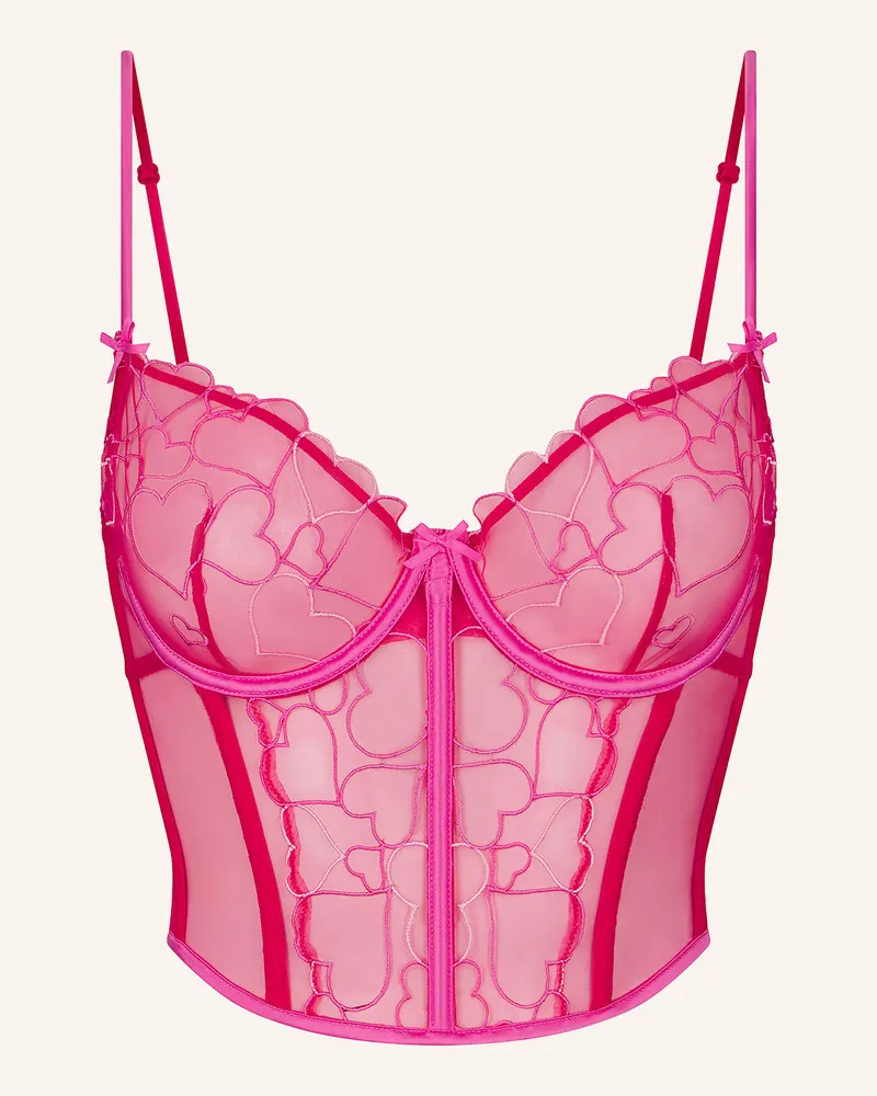 SKIMS Corsage Embroidered Tulle rot Punch