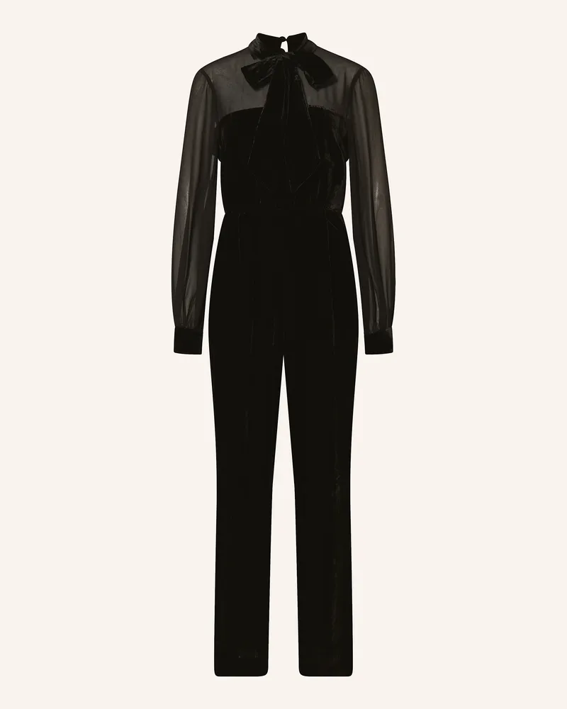 Phase Eight Jumpsuit MAGIE aus Samt Schwarz