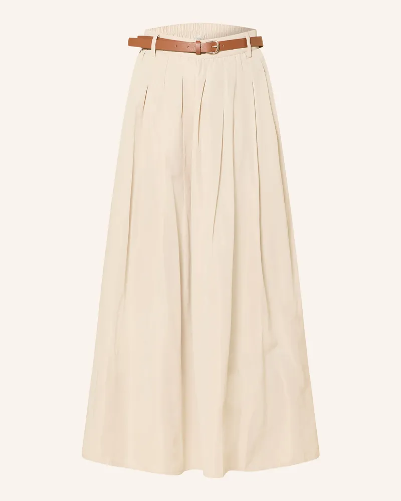 Cartoon Rock Mit Plissees beige Creme