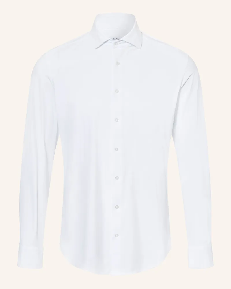 Seidensticker Hemd Slim Fit weiss Weiss