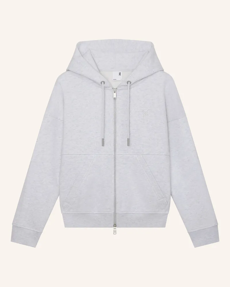 ON Sweatjacke Club Collective Fz grau Hellgrau