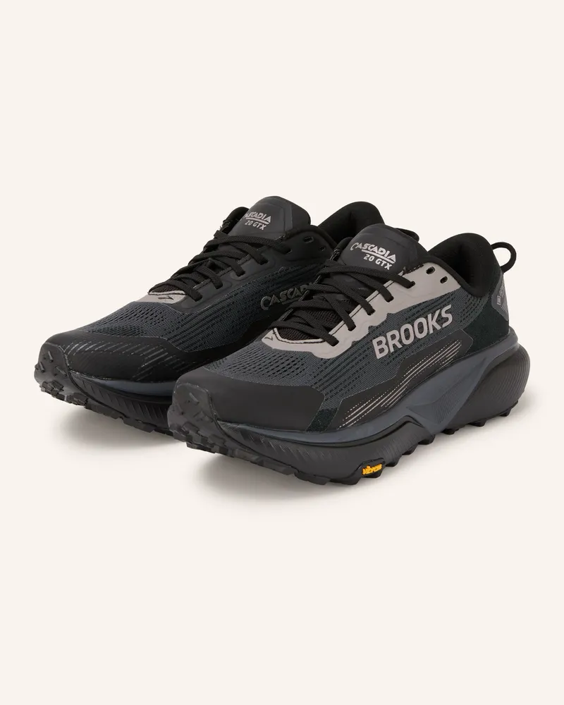 Brooks Trailrunning-Schuhe Cascadia 20 Gtx schwarz Schwarz