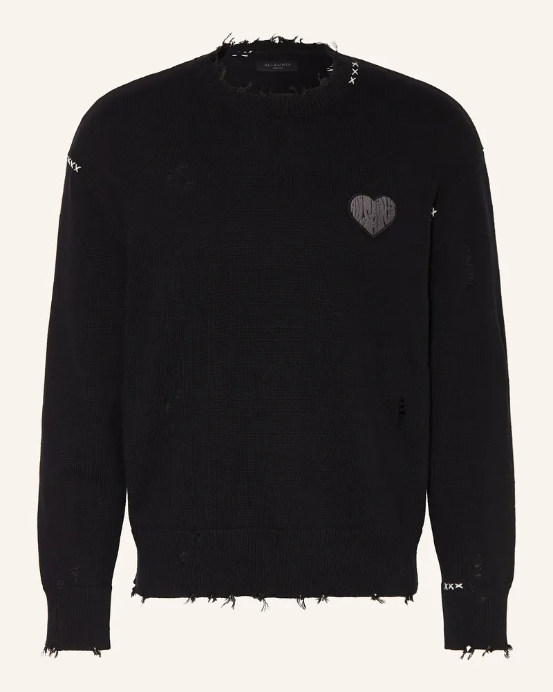 AllSaints Pullover THEO CREW Schwarz