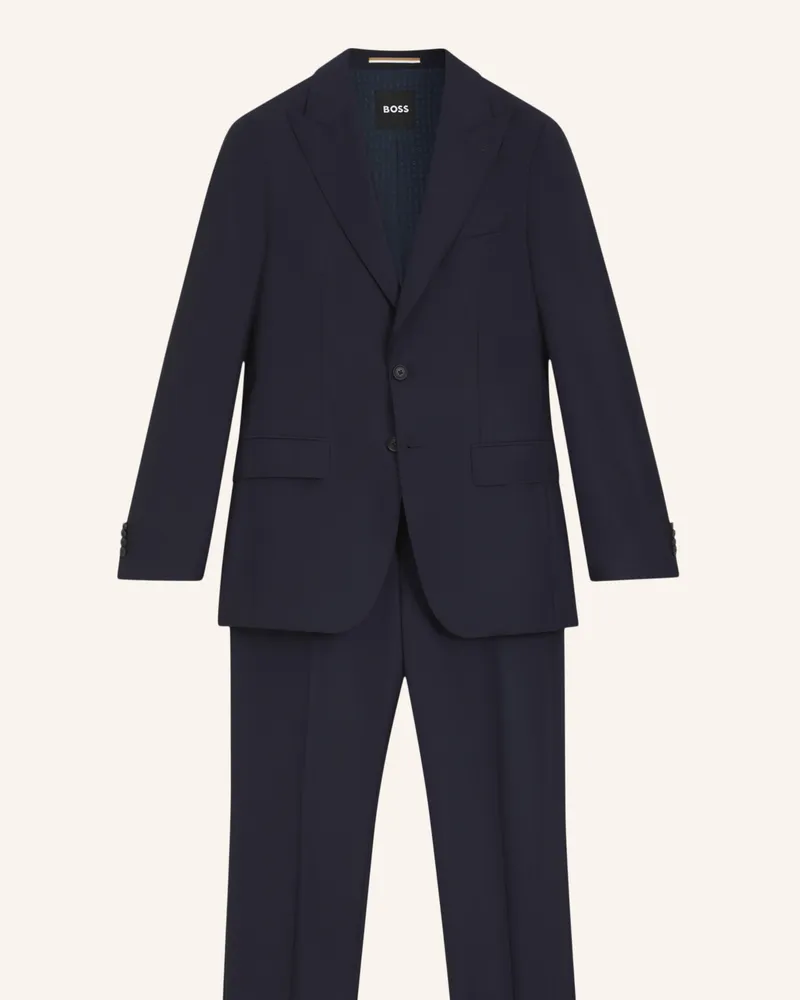 HUGO BOSS Business Anzug C-HUGE-2PCS-PK-261 Slim Fit Dunkelblau