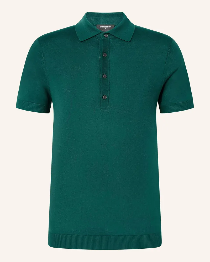 Strellson Strick-Poloshirt Vadim gruen Dunkelgrün