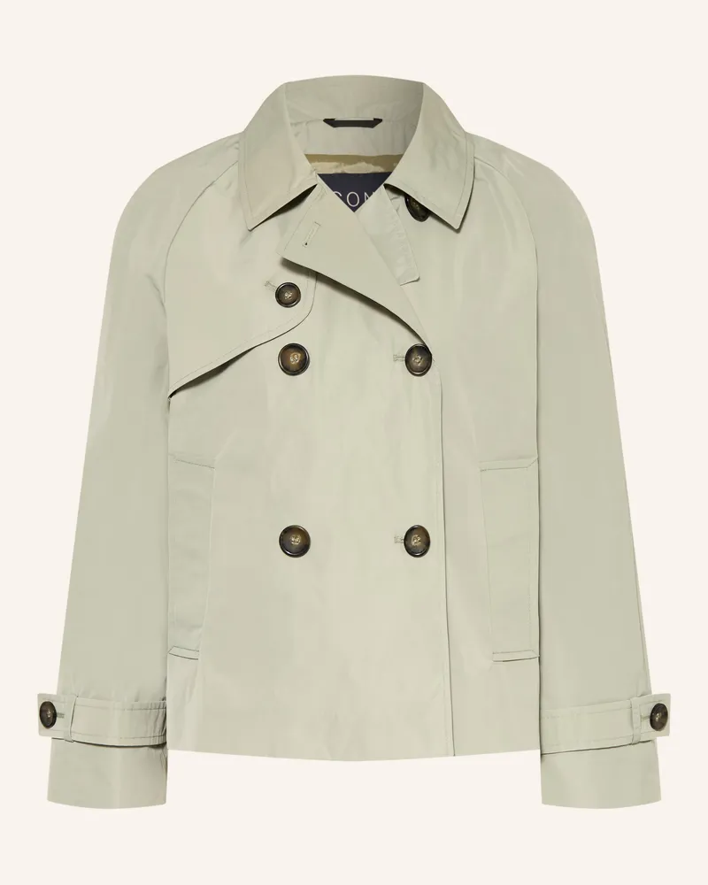 Cinzia Rocca Trench-Jacke gruen Oliv